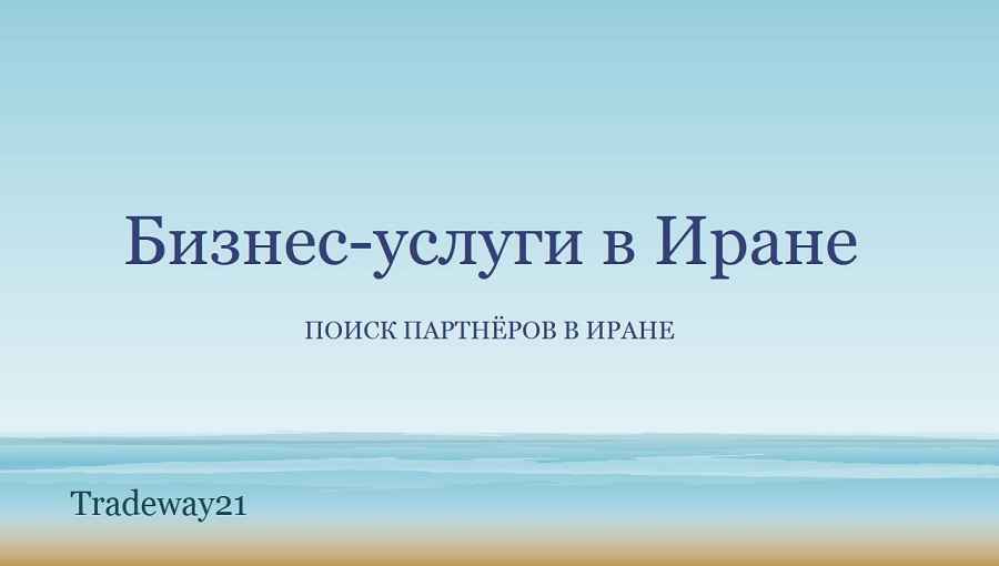 Профессиональные консалтинговые услуги и ВЭД аутсорсинг в Иране