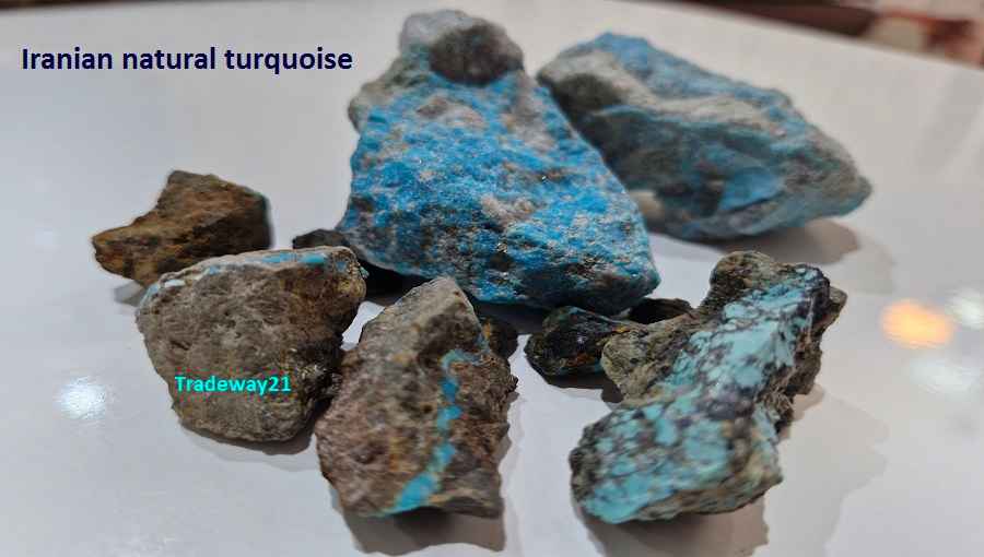 Turquoise natural stone in Iran for Sale